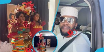 Artiste Maame Rock-Solid Headpiece at Ogidi Brown’s Wedding