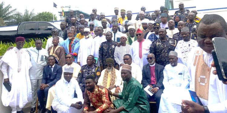Bridging Divides: Chief Imam Urges Interfaith Harmony at Police Dialogue in Ghana