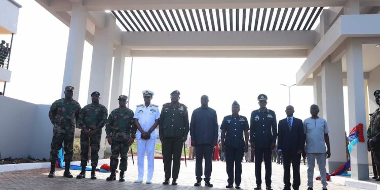 Dr. Ato Forson Commissions Butler Barracks as He Wraps Up Role as Acting Defence Minister