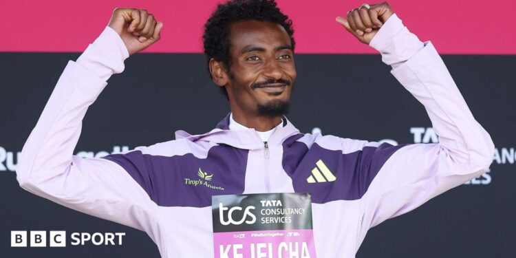 Ethiopian Marathoner Yomif Kejelcha Shatters World Half Marathon Record