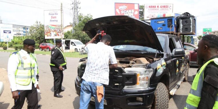 Ghanaian Authorities Halt Illegal Devices, Targeting Sirens and Lights in Nationwide Traffic Audit