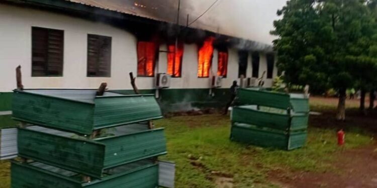 ICT Lab Devastated in Gushegu: Fire Engulfs ICT Training College