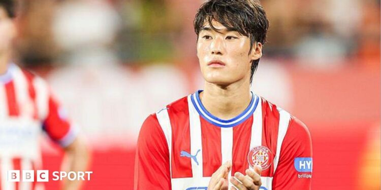 Kim Min-Su: Girona winger to arrive for Rangers medical