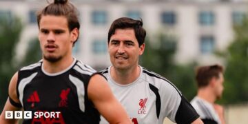 Liverpool Training Under Andoni Iraola: Intensity, Smiles, and Robert Lewandowski