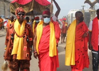 NDF Sensitises Chiefs on Galamsey Fight in Ahafo Ano South West
