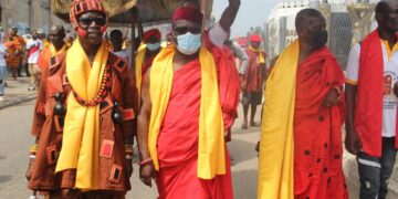 NDF Sensitises Chiefs on Galamsey Fight in Ahafo Ano South West