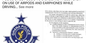 Police Urge Public to Disregard Social Media Flyer Promoting AirPods and Earphones While Driving
