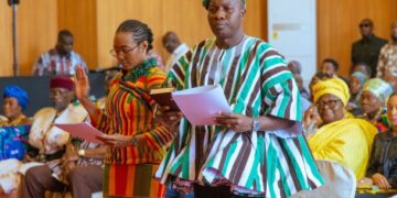 President Mahama Swears Ministers: Ayariga and Zanetor as New Ministers