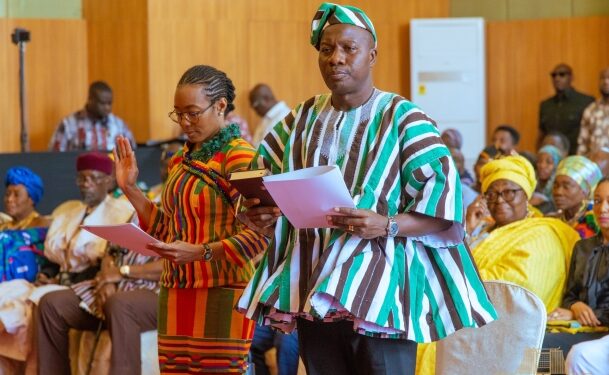 President Mahama Swears Ministers: Ayariga and Zanetor as New Ministers
