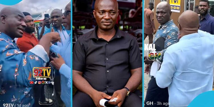 Tempers Flare as Appiah Stadium Confronts Mahama Appointee at Airport, Video
