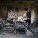 Three-Storey Building Devastated by Fire at Manhyia, Kumasi