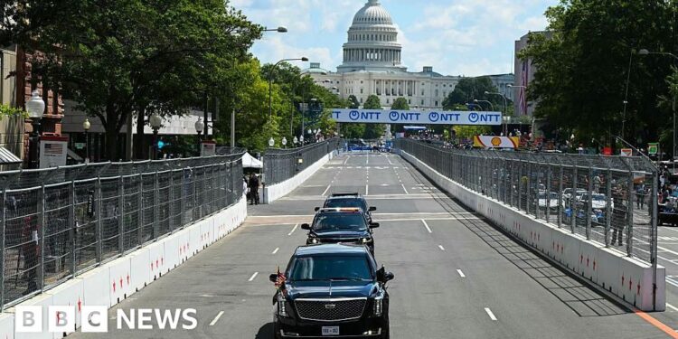Trump’s Arrival at IndyCar Race Through Washington DC Sparks Controversy