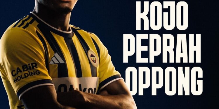 Turkish Super League Giant, Fenerbahce, Secures Landmark Signing: Kojo Oppong Prahrah to Join the Black Archers