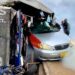VIDEO from Ejisu: How a Suspected Car Thief Tried to Escape and Ended Up Running Over a Crowd