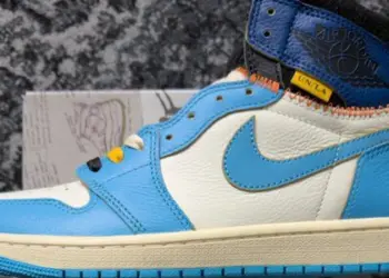Union LA "UNC/Royal" Air Jordan 1 Sample - Detailed Look