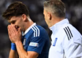 Arsenal handed ANOTHER injury blow as Christos Tzolis is forced off