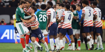 Mexico player SLAPS Berhalter in the face in chaotic friendly